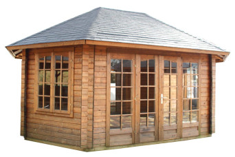  Tuinhuis/Blokhut Fonteyn Amora Pyramidedak Onbehandeld 571 x 421 cm 200036-30